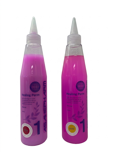 아사히 힐링팜 건강모, 손상모 1제,2제 300g (멀티펌제=모든 웨이브펌 가능)